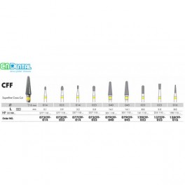 CFF, Superfine Cross Cut Tungsten Carbide Cutters(6pcs/box)