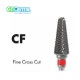 CF, Fine Cross Cut Tungsten Carbide Cutters(6pcs/box)-2