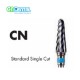 CN, Standard Single Cut Tungsten Carbide Cutters(6pcs/box)