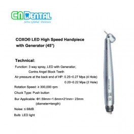 COXO® LED High Speed Handpiece with Generator (45°)